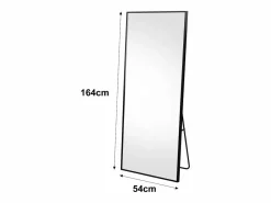 Espejo|Espejo de pie rectangular 164×54 cm con marco – Diseño minimalista y moderno