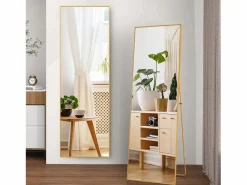 Espejo de pie rectangular 164×54 cm con marco – Diseño minimalista y moderno^ New
