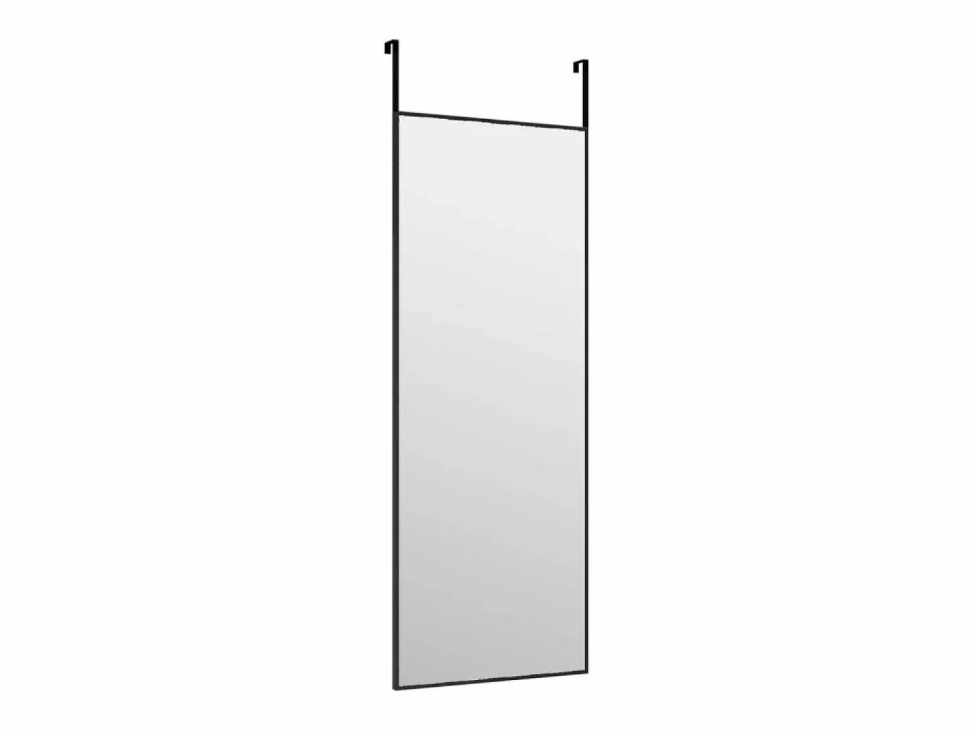 Accesorios De Cuarto De Baño|Espejo De Cuarto De Baño|Espejo de puerta 30x80 cm Cristal y aluminio