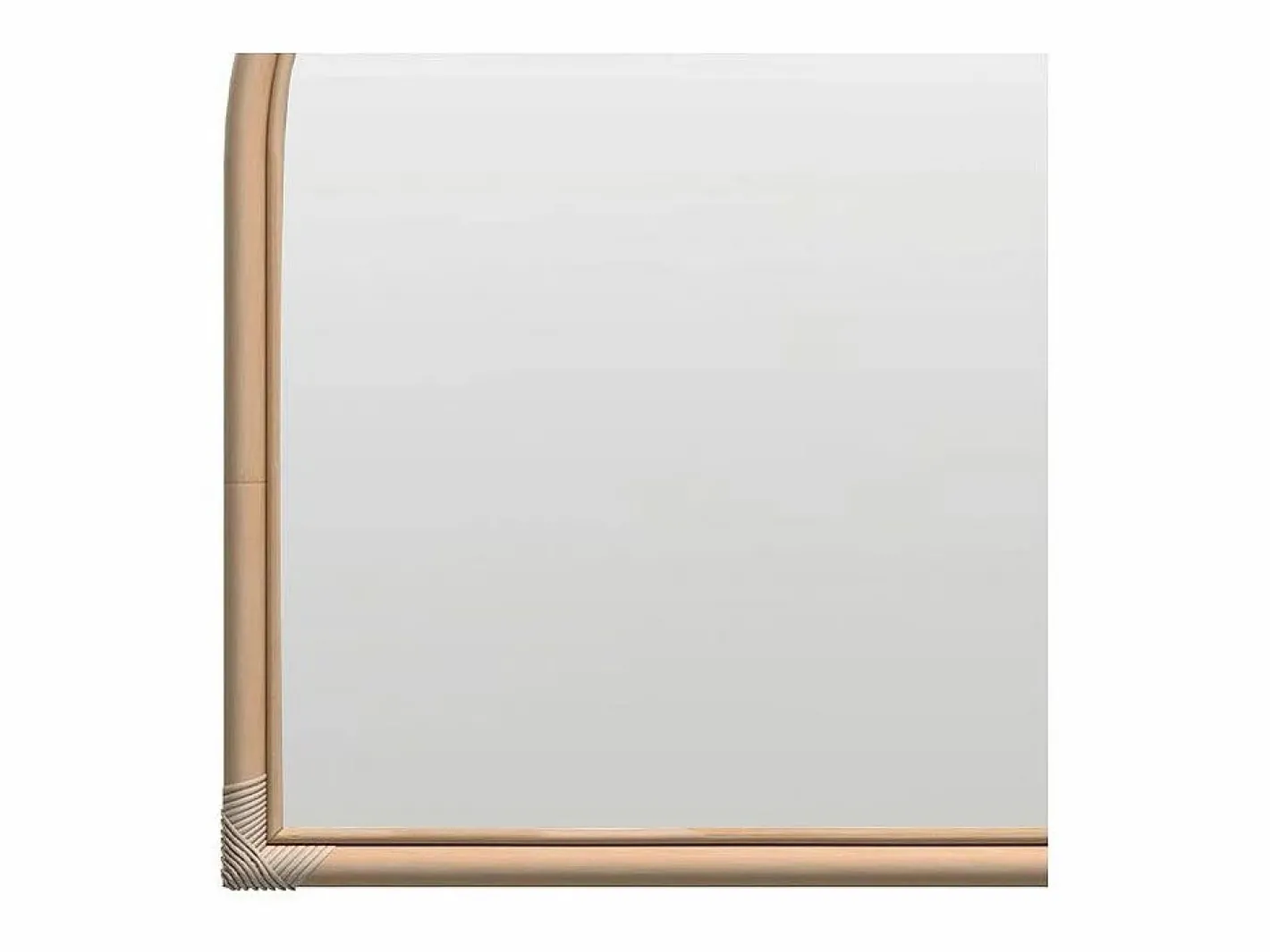 Rendez-Vous Déco Espejo de ratán natural 70x85 cm - Indra Beige Online