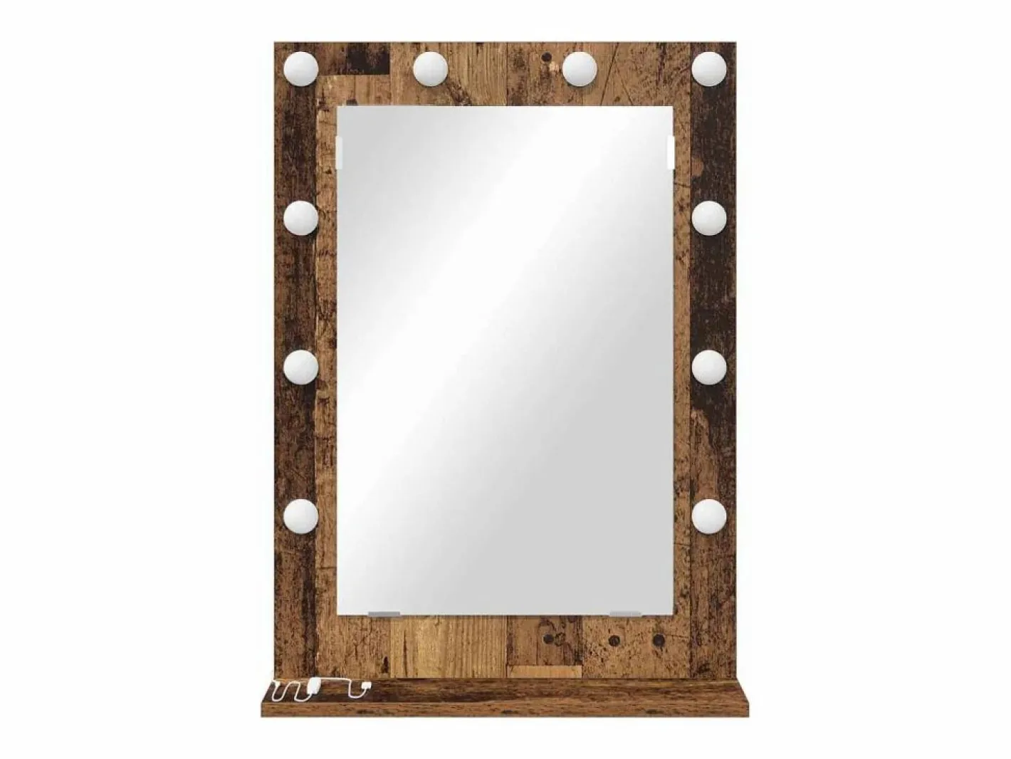 Espejo de tocador con espejo Madera antigua 70 x 50 x 18 cm^ Clearance