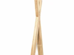OZAIA Espejo De Pared|Espejo|Espejo para niños tipi de madera de teca - Ancho 55 x Alt. 120 cm - Natural - BATAM