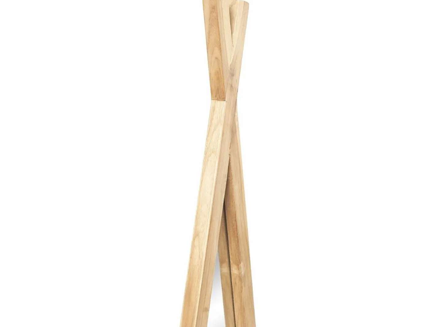 OZAIA Espejo De Pared|Espejo|Espejo para niños tipi de madera de teca - Ancho 55 x Alt. 120 cm - Natural - BATAM