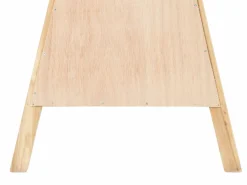OZAIA Espejo De Pared|Espejo|Espejo para niños tipi de madera de teca - Ancho 55 x Alt. 120 cm - Natural - BATAM