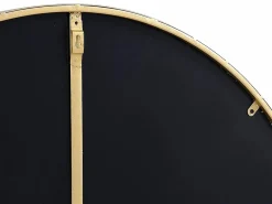 OZAIA Espejo De Pared|Espejo|Espejo redondo de pared de metal - D.80 cm - - JAFFREL