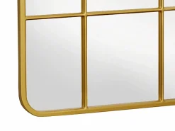 OZAIA Espejo De Pared|Espejo|Espejo ventana de estilo art deco de metal - L. 60 x Alt. 140 cm - - SCIARA