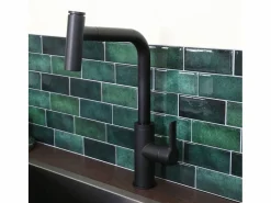 Essebagno Essemano Mezclador para fregadero con ducha extraíble Negro New