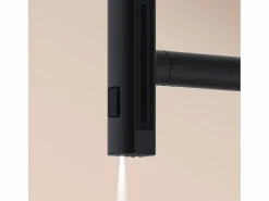 Essebagno Grifo De Cocina|Esserain Mezclador de fregadero con teleducha extraíble en mate