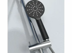 Essebagno Columna De Ducha|Essesmart columna de ducha sin mezclador cromada y negra