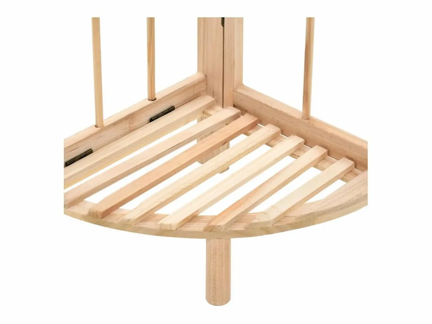 vidaxl Estantería|Estante de esquina de madera de cedro 27x27x110 cm