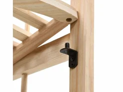 vidaxl Estantería|Estante de esquina de madera de cedro 27x27x110 cm