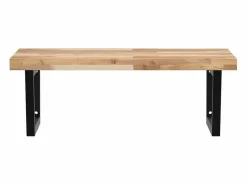 vidaxl Estante de lavabo de pared acero y madera maciza de acacia Marru00f3n Clearance