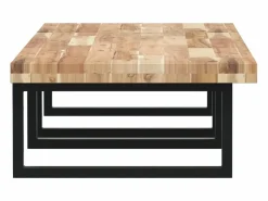 vidaxl Estantería Sobre Inodoro|Estante de lavabo de pared acero y madera maciza de acacia
