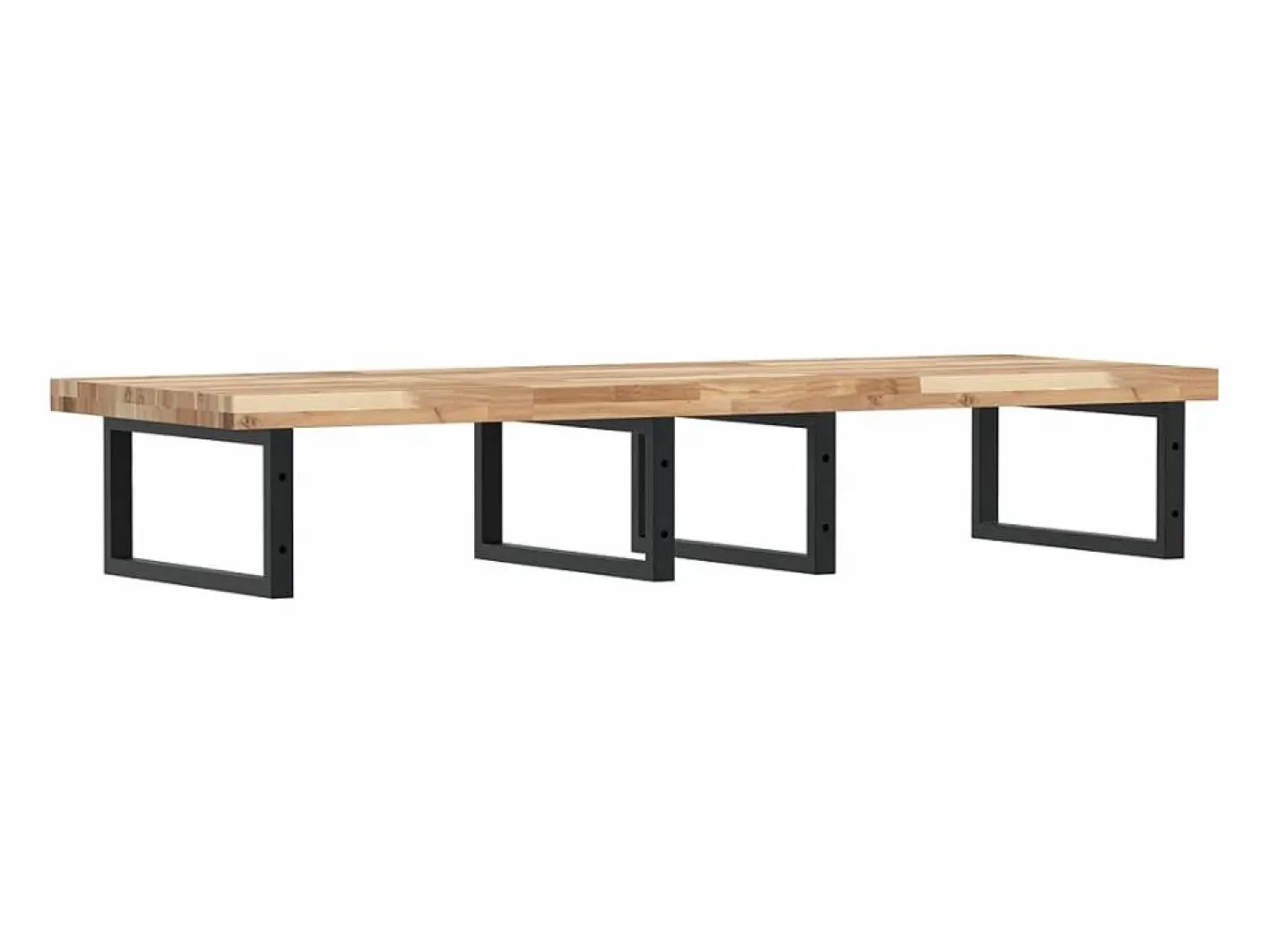 vidaxl Estantería Sobre Inodoro|Estante de lavabo de pared acero y madera maciza de acacia