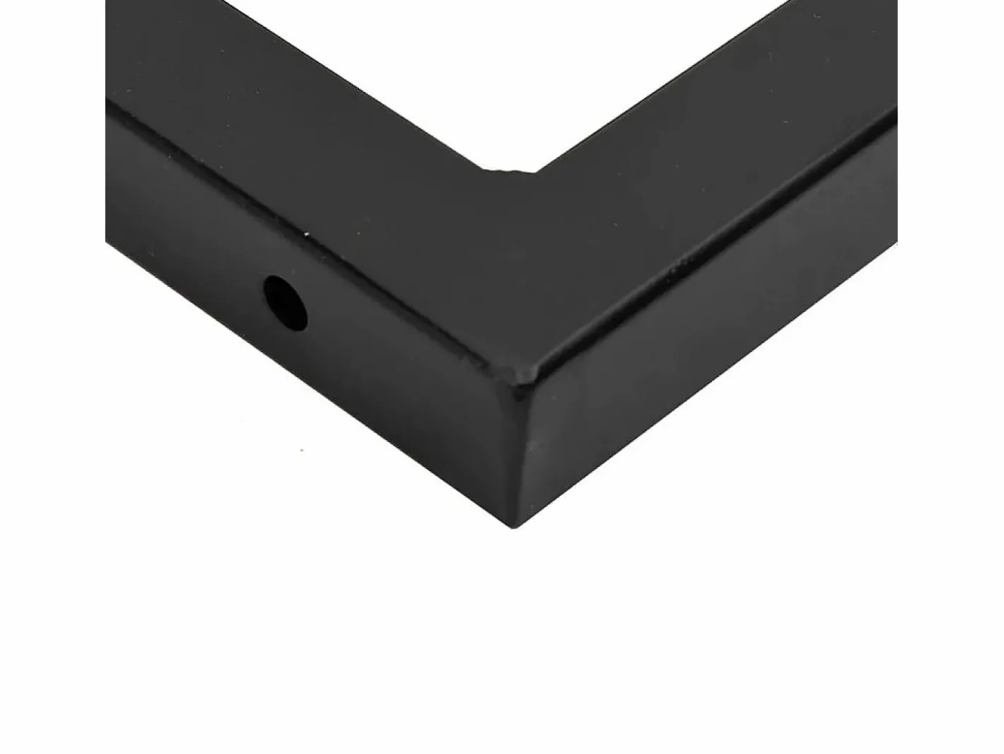 vidaxl Estante de lavabo de pared de acero y madera maciza de haya Marru00f3n Best