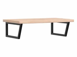 vidaxl Estantería Sobre Inodoro|Estante de lavabo de pared de acero y madera maciza de roble