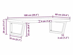 vidaxl Estantería Sobre Inodoro|Estante de lavabo de pared de acero y madera maciza de roble