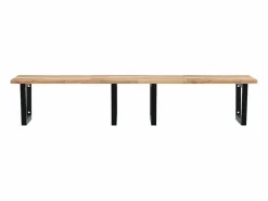 vidaxl Estantería Sobre Inodoro|Estante de lavabo de pared acero y madera maciza de acacia