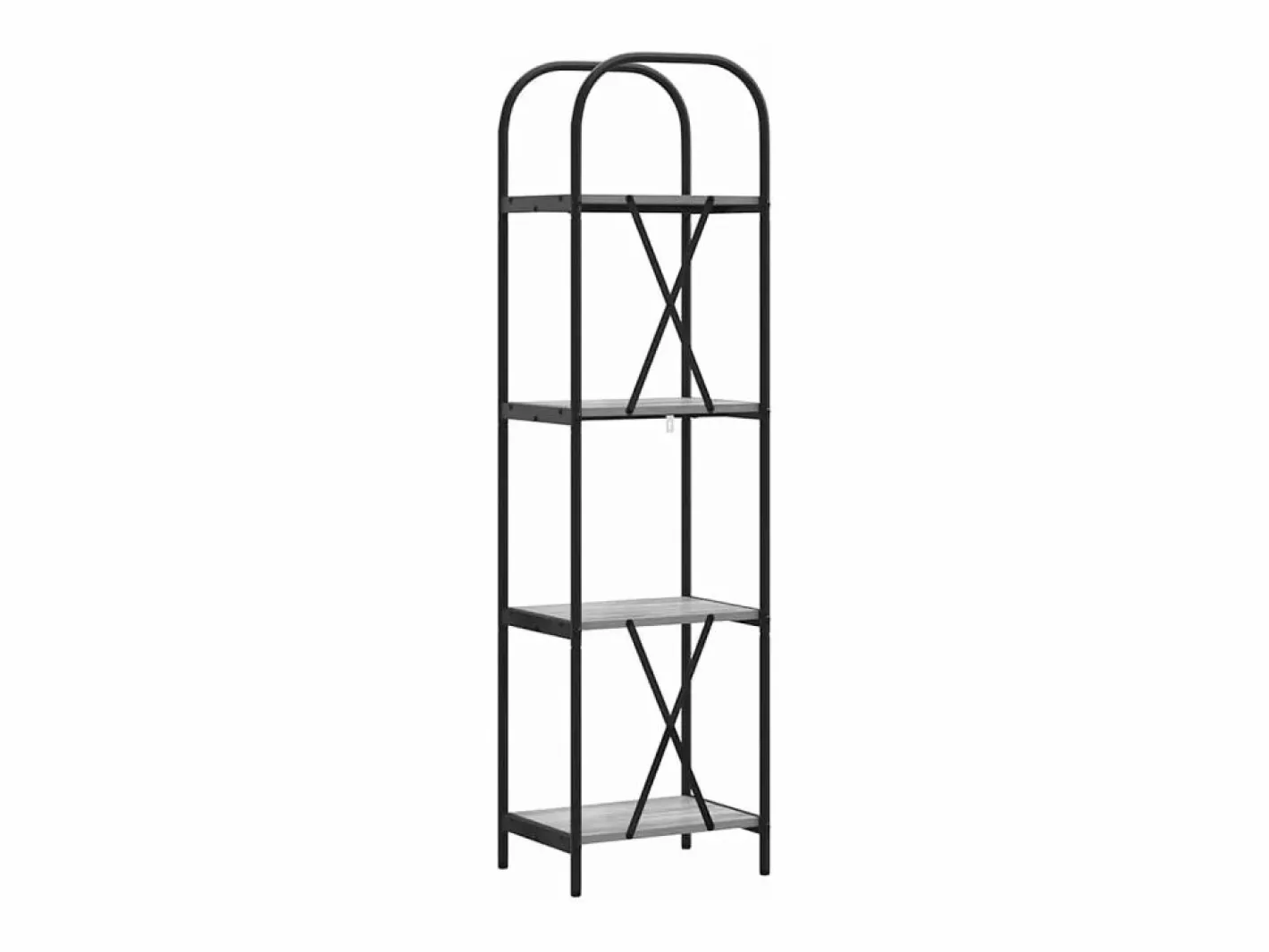 Clicnbuy Estante de libros sonoma 40 x 30 x 146 cm Gris New