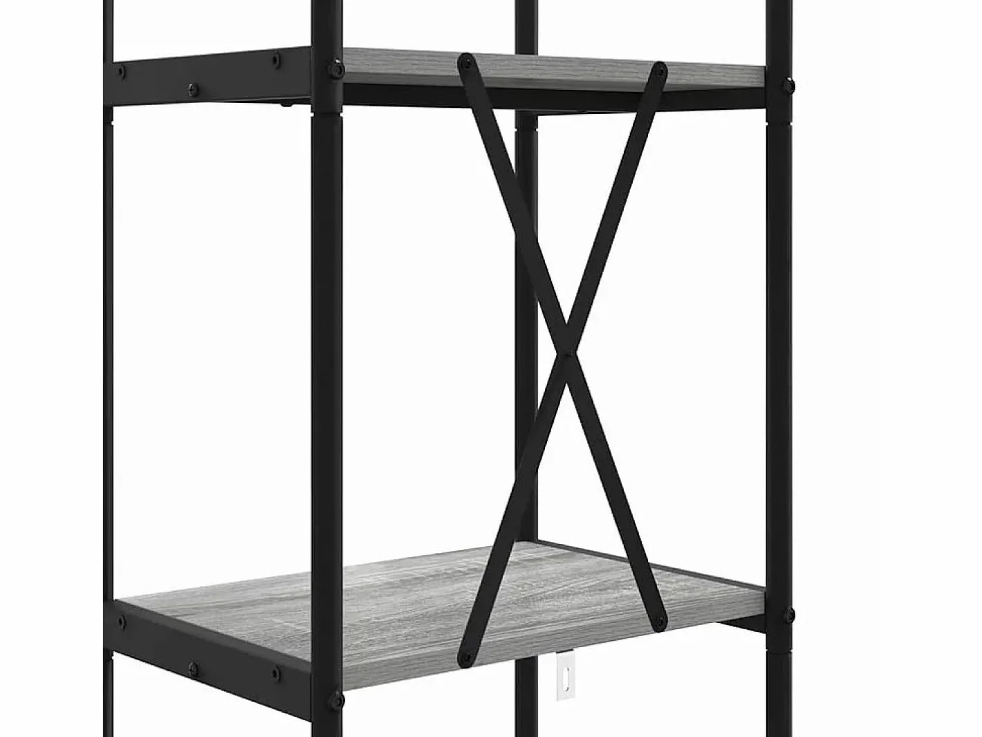 Clicnbuy Estante de libros sonoma 40 x 30 x 146 cm Gris New