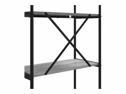 Clicnbuy Estante de libros sonoma 60 x 30 x 146 cm Gris Outlet