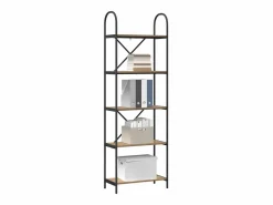 Clicnbuy Estante de libros Roble artisan 60 x 30 x 183 cm Marru00f3n Best