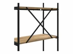 Clicnbuy Estante de libros Roble artisan 60 x 30 x 183 cm Marru00f3n Best