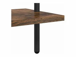 Clicnbuy Estante de libros Roble ahumado 60 x 24 x 168 cm Marru00f3n Outlet