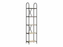 Clicnbuy Estante de libros Roble Sonoma 40 x 30 x 183 cm Marru00f3n Outlet