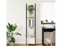 Clicnbuy Estante de libros Roble Sonoma 40 x 30 x 183 cm Marru00f3n Outlet