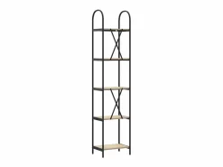 Clicnbuy Estante de libros Roble Sonoma 40 x 30 x 183 cm Marru00f3n Outlet