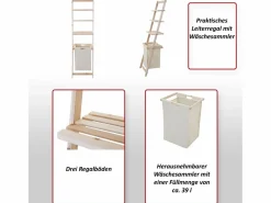 MCW Cesto De Ropa|Estante escalera -B59 Cesto para ropa sucia