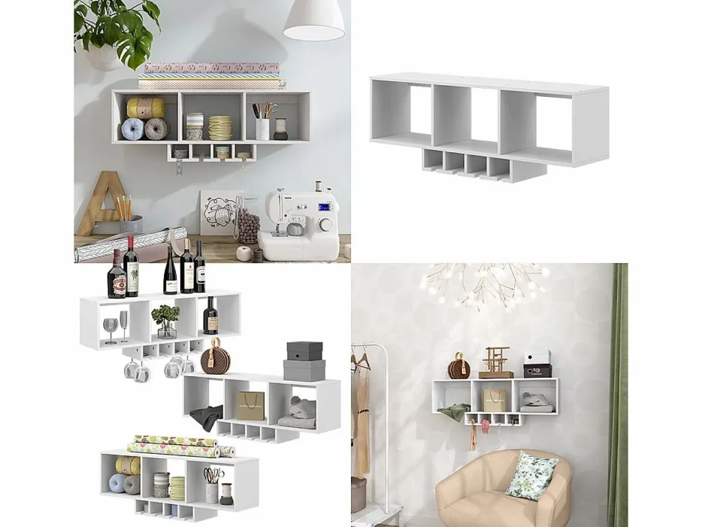 Estante para copas de vino 90x32.5x22 vin^Vicco Outlet