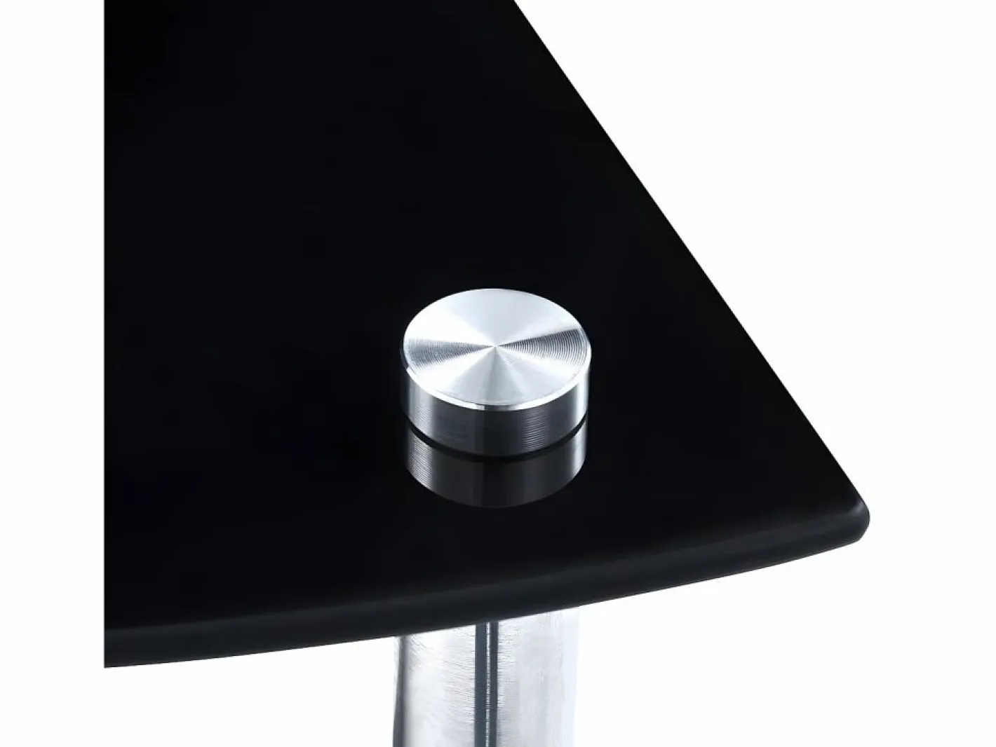 Clicnbuy Estantería 5 niveles cristal templado 30x30x130 cm Negro
