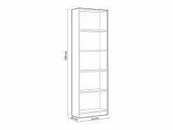 Estantería aglomerado 180x52x25cm^Loungitude New