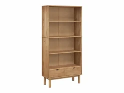 Estantería con 2 cajones OTTA madera maciza de pino marrón^vidaxl Outlet