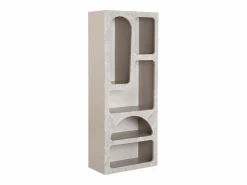 Vente-unique Estantería|Estantería con 5 compartimentos - Efecto mármol - LUELA