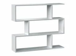 Loungitude Estantería con 3 compartimentos - L110 cm - Athena Blanco Discount