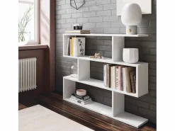 Loungitude Estantería con 3 compartimentos - L110 cm - Athena Blanco Discount