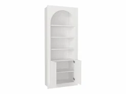 Vente-unique Librería|Estantería con 4 estantes y 2 puertas - - CYMORA
