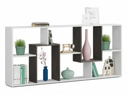 Calicosy Estantería|Estantería de 8 compartimentos multiposición - A180 cm - Kawa