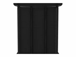 Estantería de 6 cubos con cajas tela negra 103x30x72,5 cm^Clicnbuy New