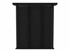 Estantería de 4 cubos con cajas de tela negra 69x30x72,5 cm^Clicnbuy