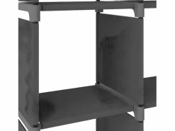 Clicnbuy Estantería de 12 cubos de tela 103x30x141 cm Gris Sale