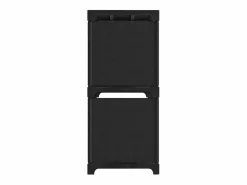 Clicnbuy Estantería de 5 cubos de tela negra 103x30x72,5 cm Negro New