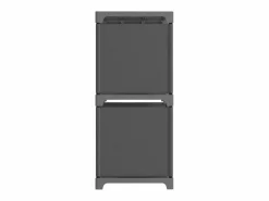 Clicnbuy Estantería de 4 cubos de tela 69x30x72,5 cm Gris Hot