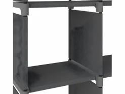 Clicnbuy Estantería de 9 cubos de tela 103x30x107,5 cm Gris Hot