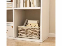 Estantería|ESTANTERÍA DE 6 ESTANTES PARA LIBROS ARMARIO ABIERTO MODERNO LOFT 100x67x30 cm
