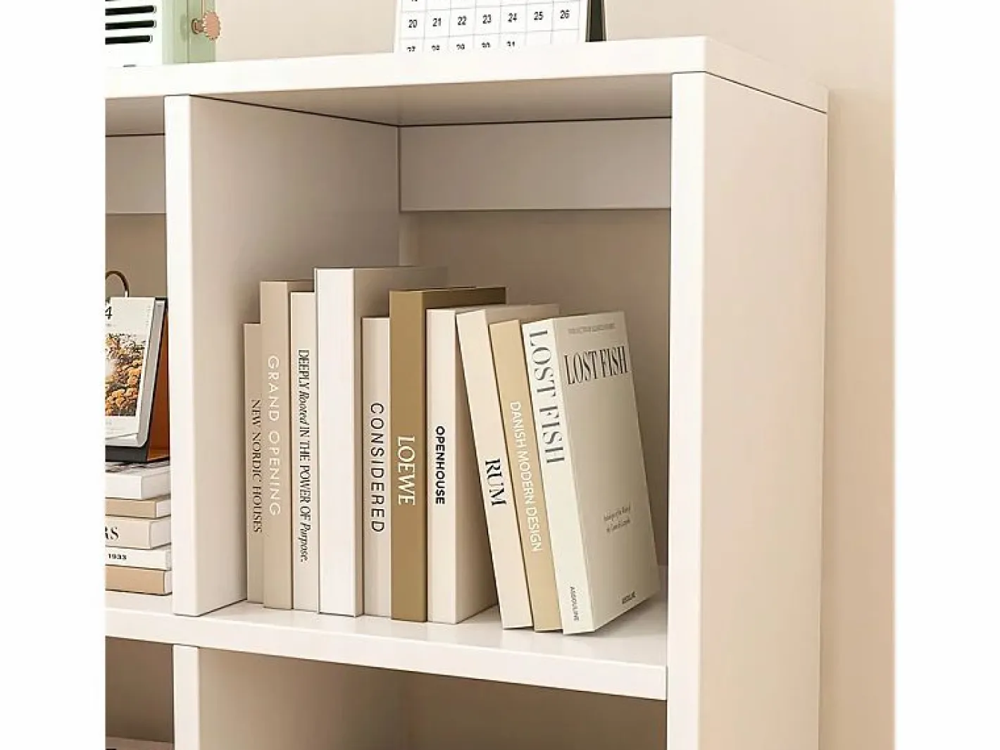 Estantería|ESTANTERÍA DE 6 ESTANTES PARA LIBROS ARMARIO ABIERTO MODERNO LOFT 100x67x30 cm