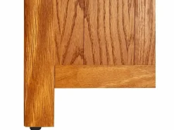 vidaxl Estantería de 7 niveles madera maciza de roble 60x22x200 cm Marru00f3n Outlet